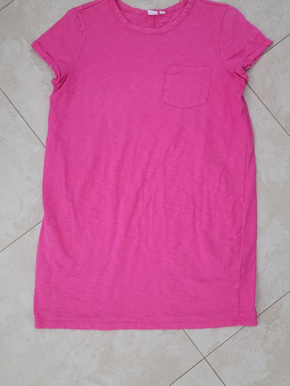 GAP Bright Pink T Shirt Dress, Medium